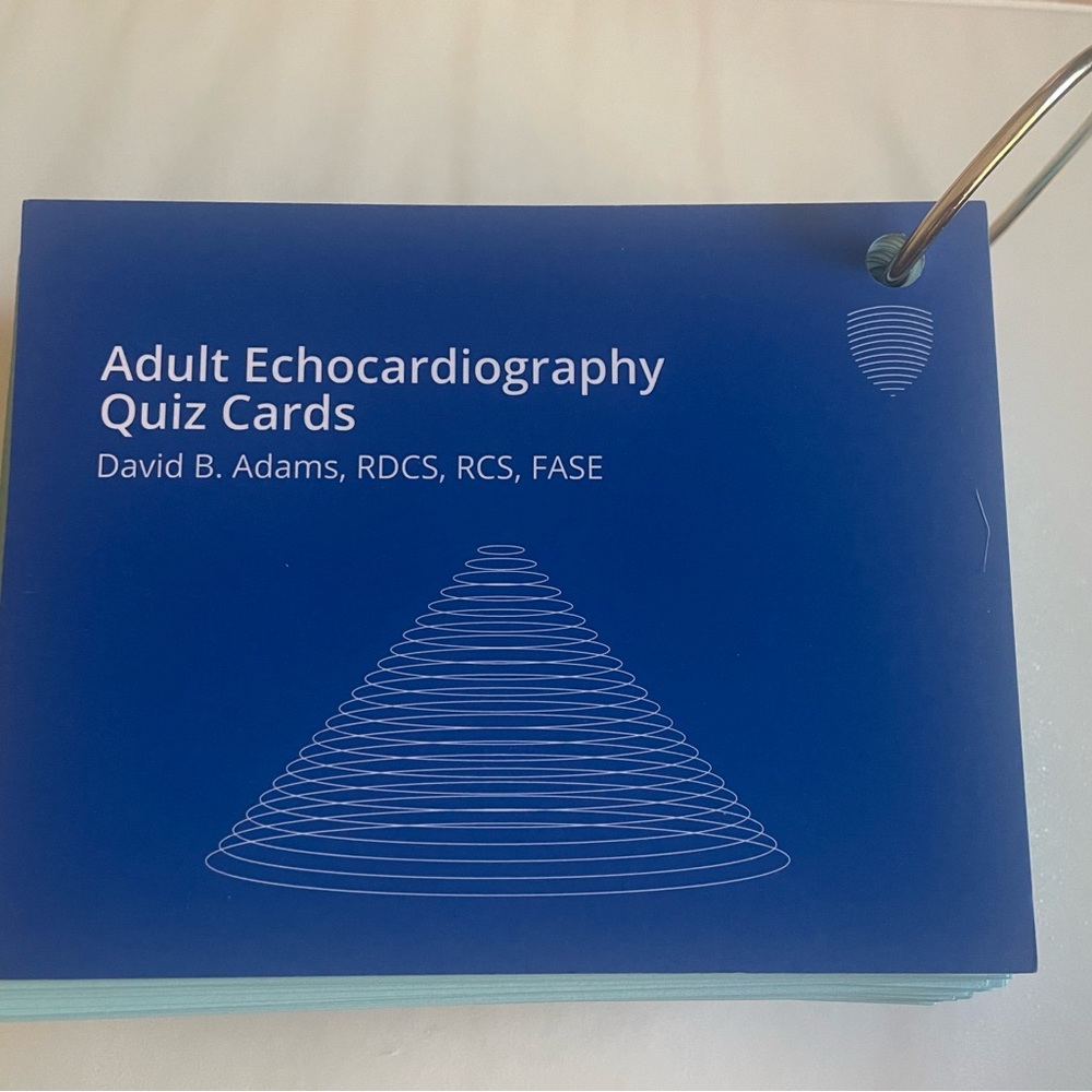 ESP Adult Echocardiography Quiz Cards